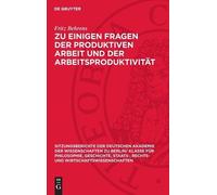 Fritz Behrens Zu Einigen Fragen Der Produktiven Arbeit Und De (Copertina rigida)