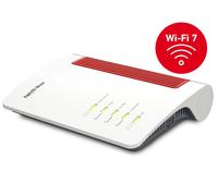 FRITZ!Box 4690 Edition International, Router Wi-Fi 7 Mesh per DSL o Fibra, fino a 6960 Mbit/s di velocità, 1x 10-Gigabit WAN/LAN, 3x 2.5-Gigabit LAN, Base DECT e Zigbee, Wi-Fi MESH e manuale italiano