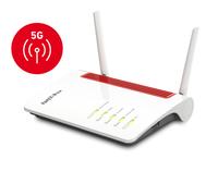 FRITZ!Box 6850 5G router wireless Gigabit Ethernet Dual-band (2.4 GHz/5 GHz) Nero, Rosso, Bianco