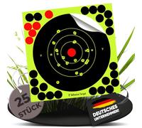 Fritz-cell 25 Splterbersaglio autoadesivo modello 7898 bersaglio per tutti i fucili, pistole, fucili ad aria, airsoft, BB, diabolo compatibile con obiettivi Splatterburst