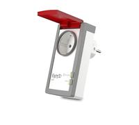 FRITZ!DECT 210 Edition International, Presa DECT intelligente per casa e giardino, Amperometro, Timer, Accensione e spegnimento da remoto tramite App, Software e Istruzioni in Italiano
