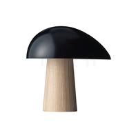 Fritz Hansen Night Owl Lampada Da Tavolo Blu Con Base in Legno Di Frassino