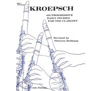 Fritz kroepsch : 416 progressive daily studies - 167 exercises band 1 - clarinette