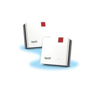 FRITZ!Mesh Wi-Fi Set 1600 (Confezione da 2) - Mesh WiFi fino a 3.000 Mbit/s, Dual Band, Plug & Play, Compatibile con tutti i Router, Aggiornamenti Gratuiti, Made in Europe, 5 Anni di Garanzia, per 5