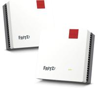 FRITZ!Mesh Set 1700 Set da 2 | Wi-Fi veloce fino a 3.600 Mbit/s | Copertura WLAN 3-5 stanze | Ideale per router Internet o modem in fibra ottica (ONT) | Configurazione semplice | Prodotto in Europa
