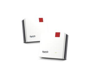 FRITZ Mesh Set 1700 Set of 2 Fast Wi-Fi 7 up to 3,600 Mbps WiFi Coverage fo