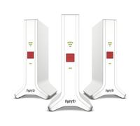 AVM FRITZ BOX - Repeater FRITZ!Mesh Set 4200 3-pack Edition Inter Ripetitore di rete 4200 Mbit /s Rosso, Bianco - SPEDIZIONE GRATUITA