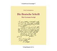 Fritz Verdenhal Die deutsche Schrift: The German Script. Ein Übungsb (Tascabile)