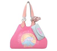 Fritzi aus Preussen Izzy Medium Big Barbie Canvas Pink Wave Shopper, Colore: rosa., Mittelgroße