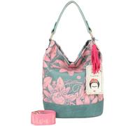 Fritzi aus Preußen Fritzi x Frida Kahlo Limited Bloom Borsa a spalla 27 cm ottanio