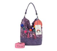 Fritzi aus Preußen Fritzi x Frida Kahlo Borsa a tracolla 37 cm viola