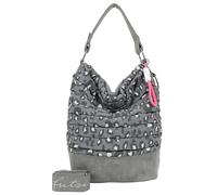 Fritzi aus Preußen borsa a tracolla Olga Limited Leo Bubble Shoulder Bag Soft Anthra grigio