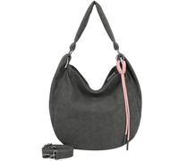 Fritzi aus Preußen borsa a tracolla Sue01 Suede Jacky Hobo Bag Soft Espresso marrone scuro