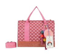 Fritzi aus Preußen Fritzi x Frida Kahlo Borsa shopper 40 cm rosa