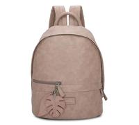 Fritzi aus Preussen Fritzi07 Hoja Mud Zaino Donna Similpelle con Cerniera Tasca Frontale Spallacci Regolabili e Manico per Uso Quotidiano Lavoro Viaggio Città Università Urbano Casual 14 L Marrone