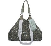 Fritzi aus Preußen Izzy Canvas Borsa shopper 45 cm verde