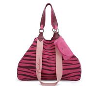 Fritzi aus Preußen Izzy Canvas Borsa shopper 45 cm zebra pink (Izzy-Canvas-0515)