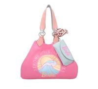 Fritzi aus Preussen Izzy Medium Big Barbie Canvas Pink Wave Shopper, Colore: rosa., Mittelgroße
