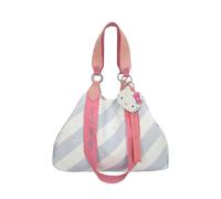 Fritzi aus Preußen Izzy Medium Canvas Stripe Hello Kitty Shopper Ice blue