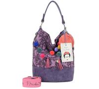 Fritzi aus Preußen Izzy07 Fritzi x Frida Kahlo Limited Canvas Hobo Bag Nature Folk