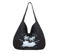 Fritzi aus Preußen Easy Limited Barbie Malibu Denim Borsa a tracolla 48 cm nero