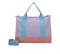 Fritzi Canvas Tote Bag Canvas Light Purple Shopper Borsa Donna Misto Cotone Grande Tote Bag con Tracolla per Città Festival Spiaggia Vegan 29,5 x 40 x 14 cm, Lilla Chiaro