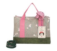 Fritzi aus Preußen Fritzi x Frida Kahlo Borsa shopper 40 cm grigio