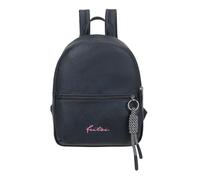 Fritzi Backpack Lou Blue Donna Zaino Similpelle Cerniera Tasca Interna Tasche Aperte Quotidiano Tempo Libero Viaggio Scuola Lavoro 25 x 29 x 10 cm, Blu