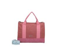 Fritzi Canvas Tote Bag Canvas Roasted Shopper Borsa Donna Misto Cotone Grande Tote Bag con Tracolla per Città Festival Spiaggia Vegan 29,5 x 40 x 14 cm, Marrone