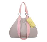 Fritzi Izzy Canvas Sand Shopper Donna Grande Borsa Tote in Cotone con Custodia Occhiali Rimovibile Vegan per Spiaggia Città Festival Mare 36 x 50 x 16 cm, Beige
