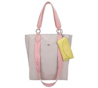 Fritzi Izzy02 Canvas Sand Shopper Donna Grande Borsa Tote in Cotone con Custodia Occhiali Rimovibile Vegan per Spiaggia Città Festival Mare 39 x 32 x 11 cm, Beige