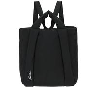 Fritzi Tonnje Backpack Black Zaino Donna Capiente in Nylon Città Tempo Libero Casual Leggero con Cerniera e Spallacci per Quotidiano Lavoro Viaggi 21 L Nero