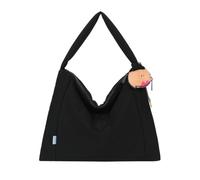 Fritzi Tonnje Hobo Easy Limited Heads Borsa Hobo Donna Capiente e Leggera in Nylon Borsa a Spalla Borsa Shopping Capiente con Cerniera per Quotidiano Shopping Lavoro Viaggi 21 L Nero, Rosso, Verde