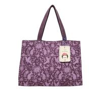 Fritzi x Frida Kahlo Easy 01 Canvas Limited borsa shopper donna canvas borsa a spalla capiente con cerniera quotidiano 34 x 46,5 x 23 cm - Beige, Blu, Azzurro, Rosso, Viola, Tortora, Verde, Corallo