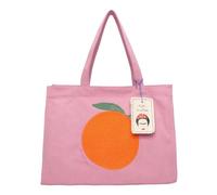 Fritzi x Frida Kahlo Easy 01 Canvas Limited borsa shopper donna canvas borsa a spalla capiente con cerniera quotidiano 34 x 46,5 x 23 cm - Beige, Blu, Azzurro, Rosso, Viola, Tortora, Verde, Corallo