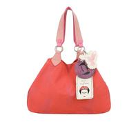 Fritzi x Frida Kahlo Izzy Medium Limited Kolibri borsa shopper donna canvas con stampa borsa a spalla capiente con chiusura a pressione manici viaggio 30 x 43 x 16 cm - Rosa, Verde, Arancione