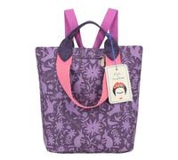 Fritzi x Frida Kahlo Ju Limited Nature Folk Zaino Donna Canvas Cerniera Tasca Interna Tasche Aperte Spallacci Regolabili Manico Corto Tutti i Giorni Viaggi Tempo Libero 34 x 50 x 18,5 cm, Lilla