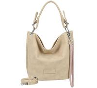 Fritzi31N Vintage Hobo Donna Borsa a Spalla Borsa Hobo Borsa a Mano Tempo Libero Viaggio Città Ecopelle Vegana 28 x 26 x 13 cm - Nero, Rosa, Marrone, Turchese, Verde, Grigio, Beige, Fucsia, Viola, Blu