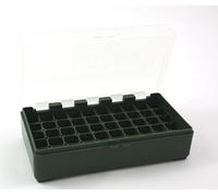 Fritzmann Scatola per munizioni in plastica per 50 cartucce .44 Magnum, 45 LC