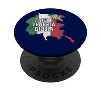 Friuli Venezia Giulia Italia Retro Regione Mappa Vintage PopSockets PopGrip Adesivo