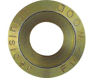Friulsider ROSETTE CONICHE PER VITE Ø 6 mm 100 PEZZI ACCIAIO ZINCATO GIALLO