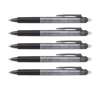 Pilot BLRT-FR5-B - Penna roller Frixion Ball Clicker, 0,3 mm, colore: Nero