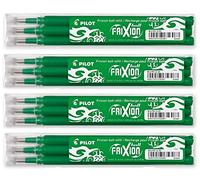 Frixion Pilot 12 Mine di Ricambio per Pennarelli a Sfera - Blu Rosso Verde Nero o in Set - Verde