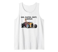 Frizione a Gas Ripetizione Cambio Classico Hotrod Car Design Canotta