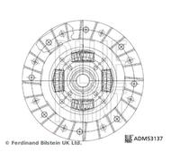 BLUE PRINT ADM53137 Disco frizione