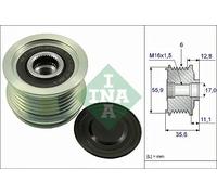 INA 535 0041 10 Dispositivo ruota libera alternatore