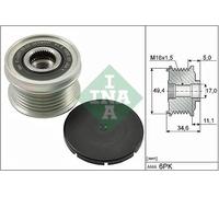 Frizione alternatore puleggia 535 0155 10 INA per VW AUDI SEAT SKODA