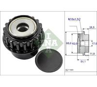 Frizione alternatore puleggia 535 0175 10 INA per VOLVO LAND ROVER
