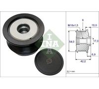 Frizione alternatore puleggia 535 0188 10 INA per SAAB OPEL