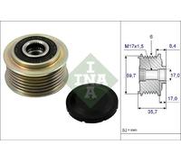 Frizione alternatore puleggia 535 0225 10 INA per MAZDA 6 Tre volumi 3 CX-7